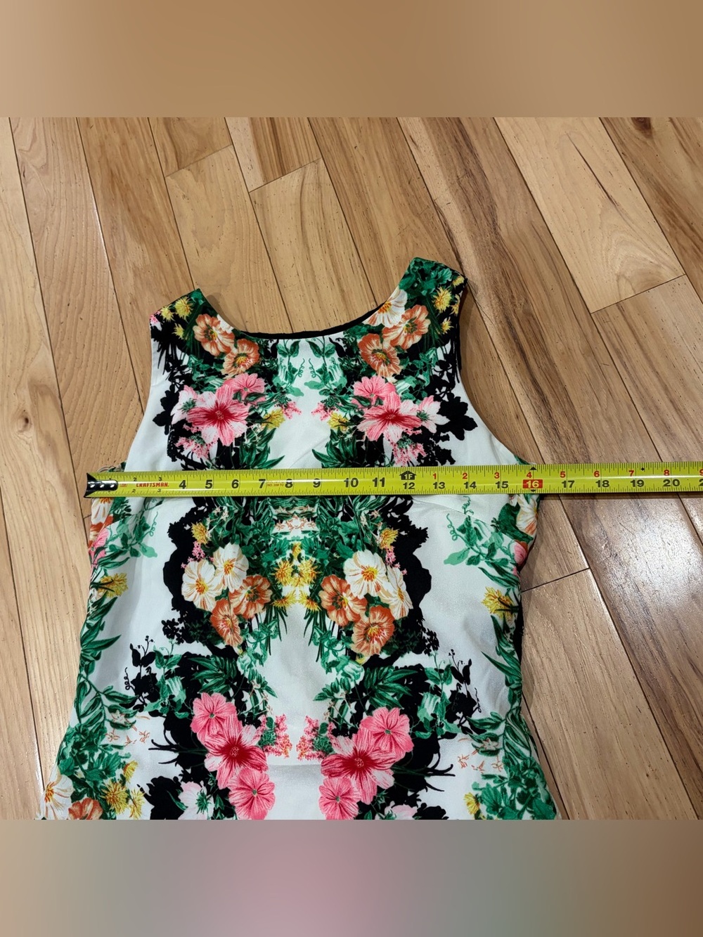 Maia Multicolored Floral Print Open Back Sleeveless Sheath Dress Women’s Size 6 - Picture 6 of 6